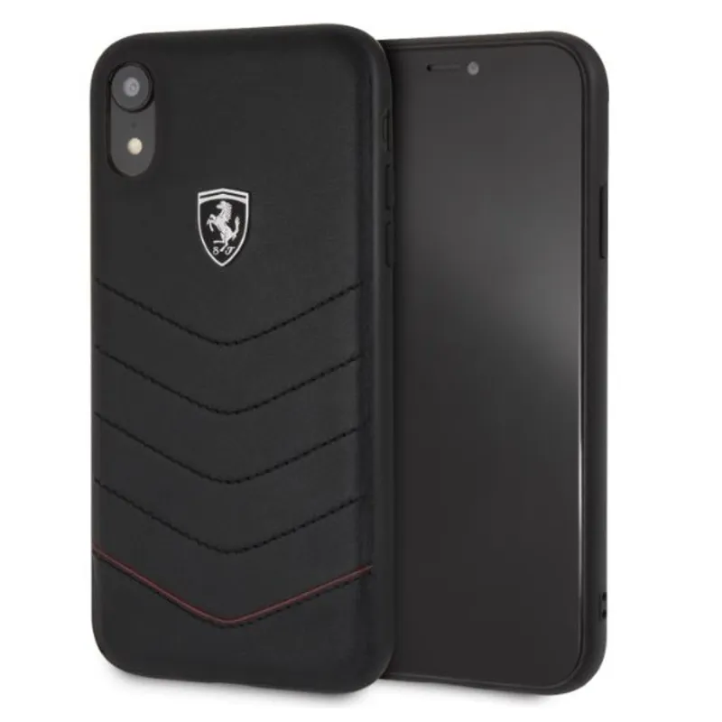 Ferrari Heritage iPhone XR tok fekete (FEHQUHCI61BK) Ferrari Heritage iPhone XR tok fekete (FEHQUHCI61BK)