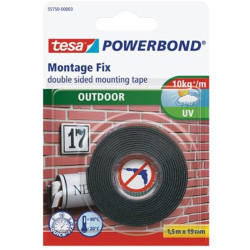 Tesa 55750 1,5mx19mm kültéri montázsszalag