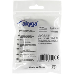 AKYGA USB HUB 2.0, 4 port