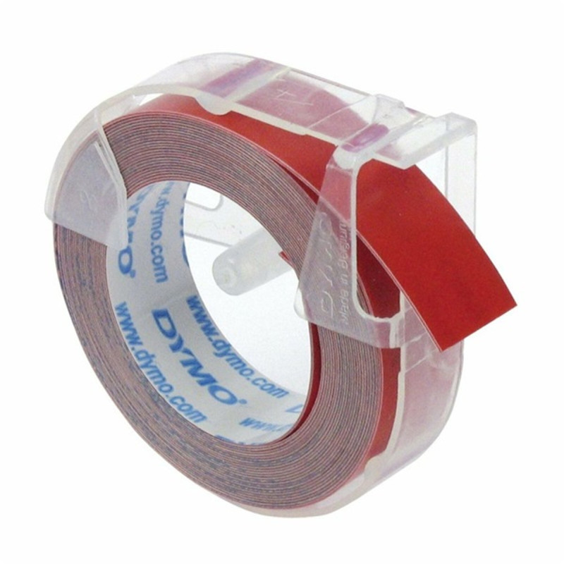 Dymo 3D 9mmx3m piros műanyag szalag Dymo 3D 9mmx3m piros műanyag szalag