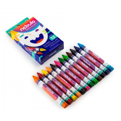 Nebuló "Jumbo" háromszög zsírkréta készlet 12db (NJZSK-TR-12)