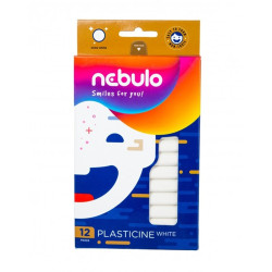 Nebuló Natúr fehér színu gyurmaszett 12db-os (NFEHGY-1-200)