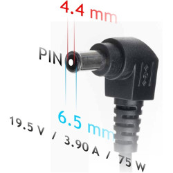 AKYGA AK-ND-19 notebook power adapter AK-ND-19 19.5V/3.9A 75W 6.5x4.4 mm + pin SONY