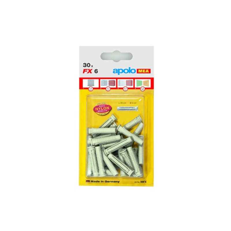 Celo FX 8 univerzális nylon dűbel - 20db / bliszter Celo FX 8 univerzális nylon dűbel - 20db / bliszter
