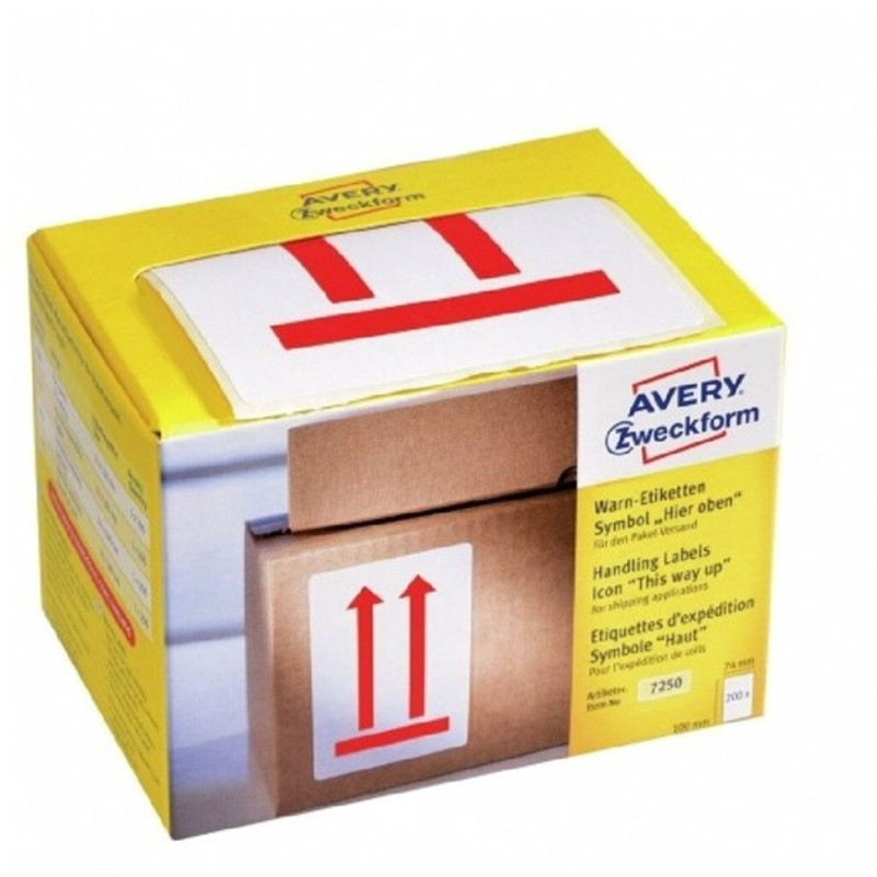 Avery 7250 Álló nyílak piktogram 74x100mm 200db-os címke Avery 7250 Álló nyílak piktogram 74x100mm 200db-os címke