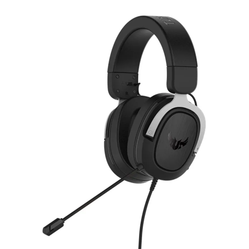 Asus TUF Gaming H3 gaming fejhallgató headset fekete-szürke Asus TUF Gaming H3 gaming fejhallgató headset fekete-szürke