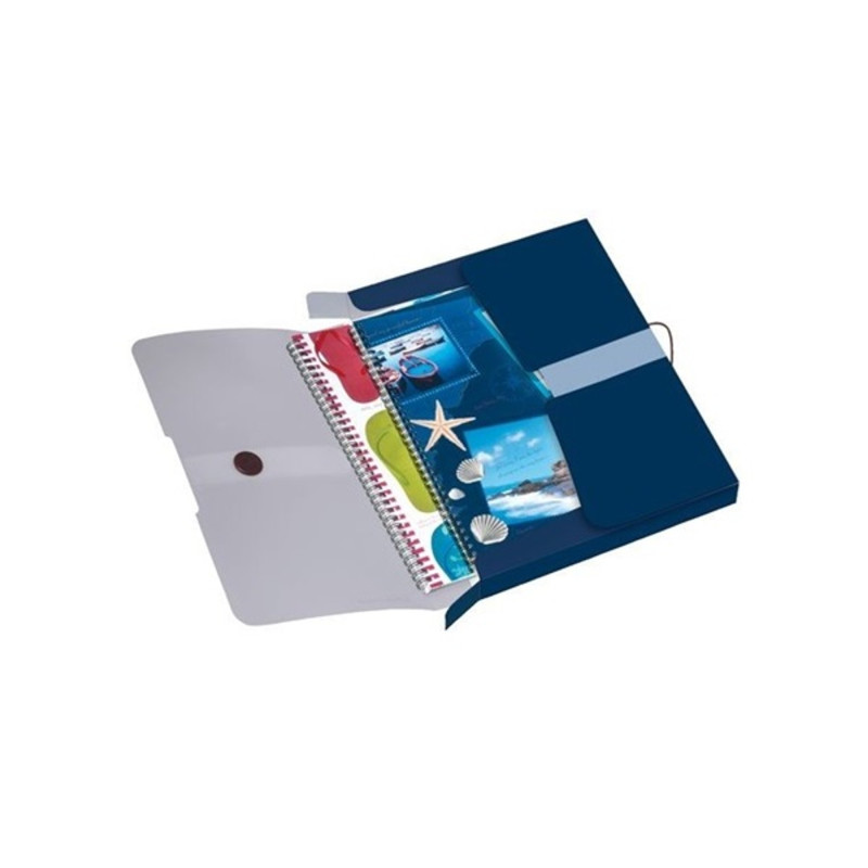 Herlitz Easy PP újrafelhasznált műanyag kék füzetbox Herlitz Easy PP újrafelhasznált műanyag kék füzetbox