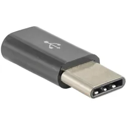 Akyga AK-AD-46 microUSB-USB Type-C Adapter Black