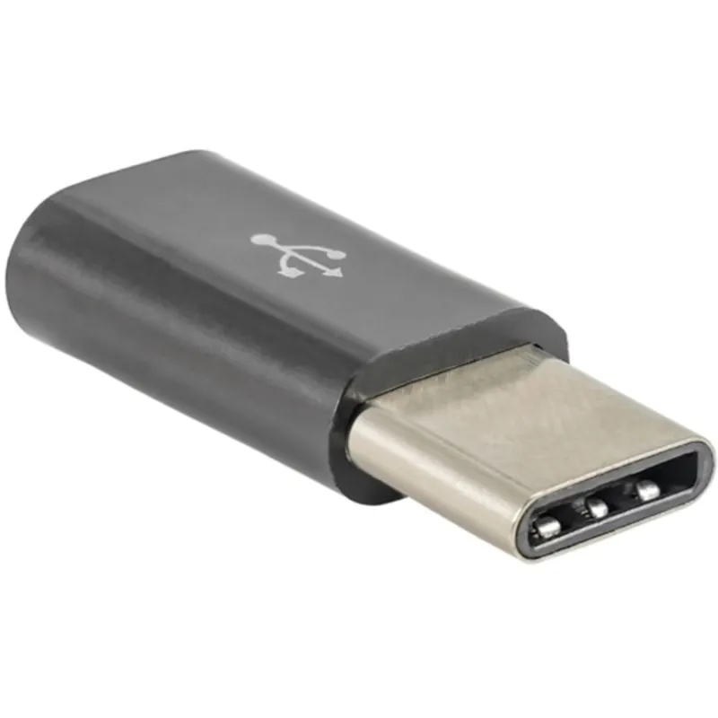 Akyga AK-AD-46 microUSB-USB Type-C Adapter Black Akyga AK-AD-46 microUSB-USB Type-C Adapter Black