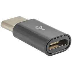 Akyga AK-AD-46 microUSB-USB Type-C Adapter Black