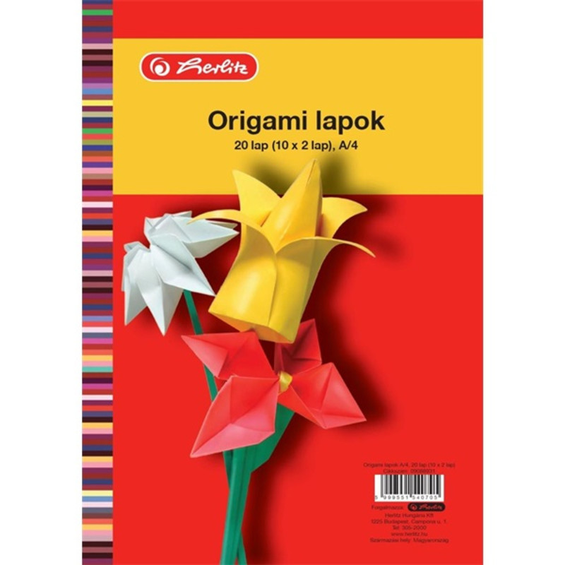 Herlitz A4 20ív origami lap Herlitz A4 20ív origami lap