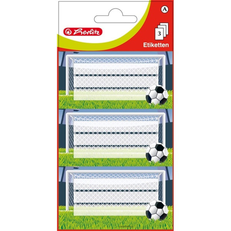 Herlitz 9db focis füzetcímke Herlitz 9db focis füzetcímke
