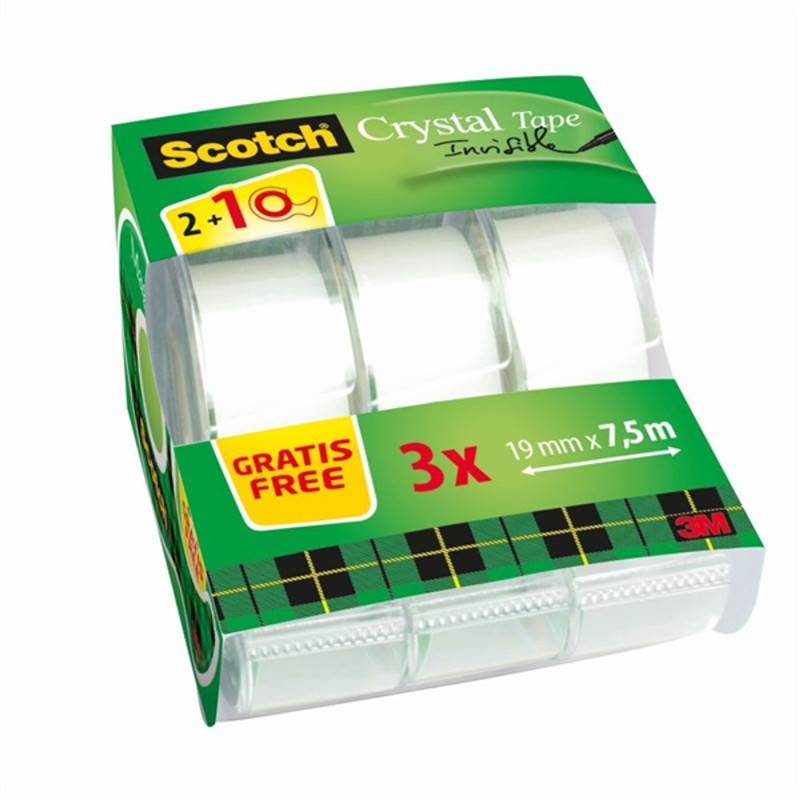 Scotch Magic 19mmx7,5m 2+1 adagolós ragasztószalag Scotch Magic 19mmx7,5m 2+1 adagolós ragasztószalag