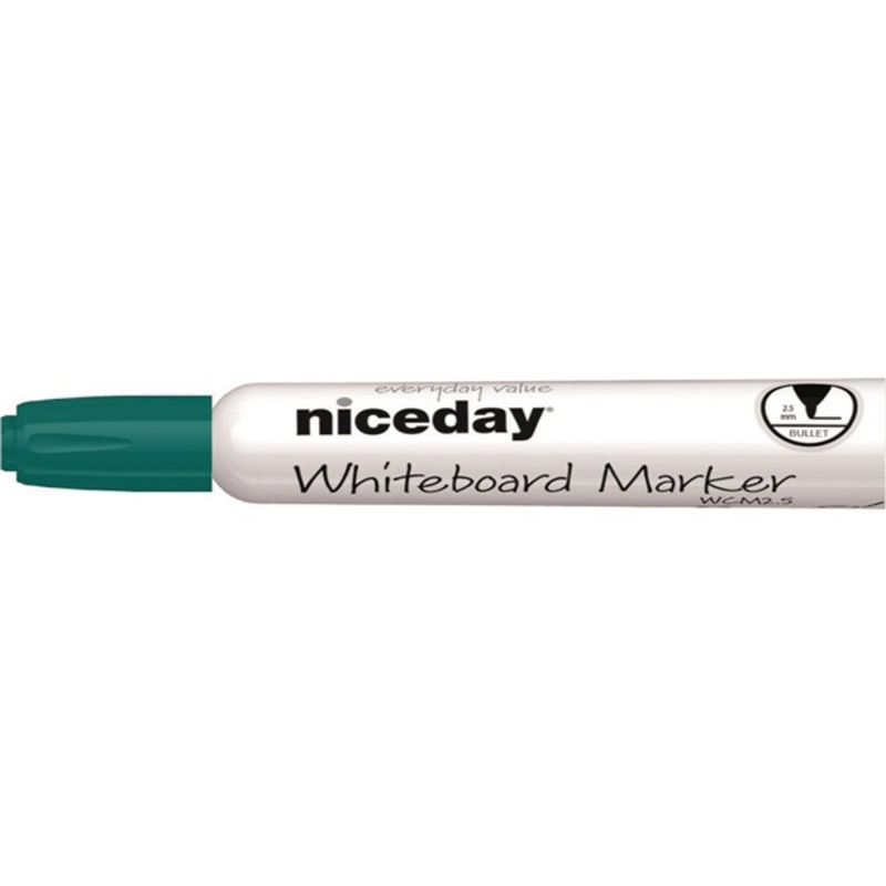 Niceday kerek hegyű zöld táblamarker Niceday kerek hegyű zöld táblamarker