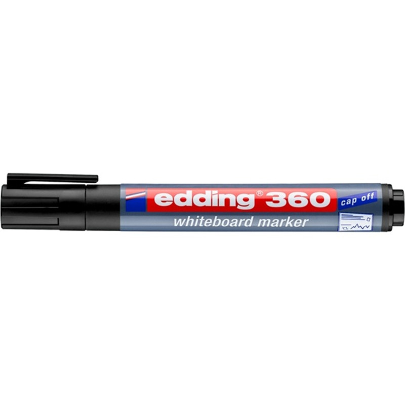 Edding 360 1,5-3mm fekete táblamarker Edding 360 1,5-3mm fekete táblamarker
