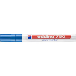 Lakkmarker 2-4mm, kerek Edding 750 kék