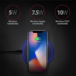 AXAGON WDC-P10T Thin Wireless Charging Pad