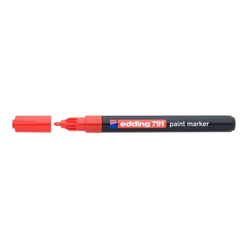 Edding 791 1-2mm piros lakkmarker Edding 791 1-2mm piros lakkmarker