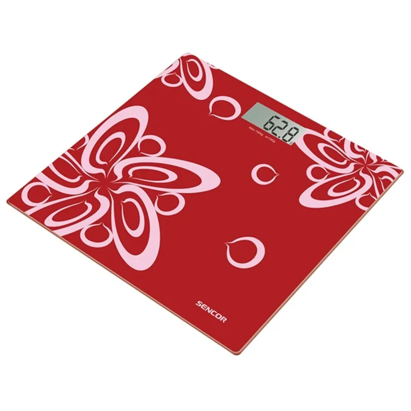 Sencor SBS2507RD piros személymérleg Sencor SBS2507RD piros személymérleg