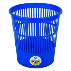 Papírkosár 16l, műanyag rácsos 315x305mm, Bluering® kék