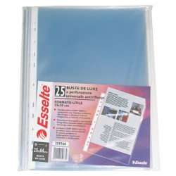 Genotherm, lefűzhető, A4 maxi, 120 mikron, narancsos felület, ESSELTE "Maxi" (25 db)