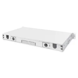 Digitus DN-96200-QL patch panel előlap nélkül 1U 19" szürke