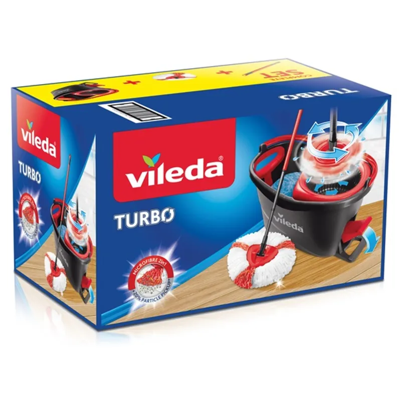 Vileda Easy Wring Turbo Set pedálos vödrös felmosó szett Vileda Easy Wring Turbo Set pedálos vödrös felmosó szett