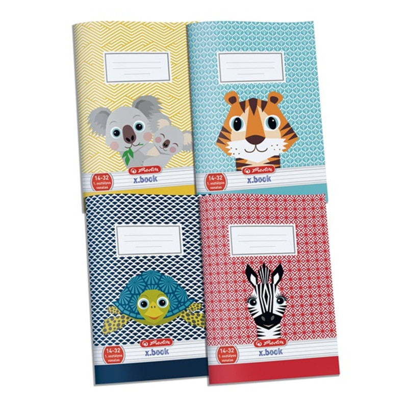 Herlitz Cute Animals A5 14-32 1. osztályos vonalas füzet Herlitz Cute Animals A5 14-32 1. osztályos vonalas füzet