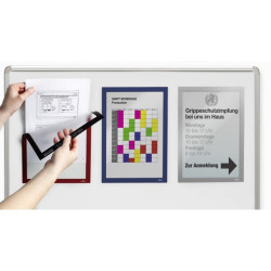 Durable Duraframe Magnetic A4 1db/csomag sötétkék infokeret