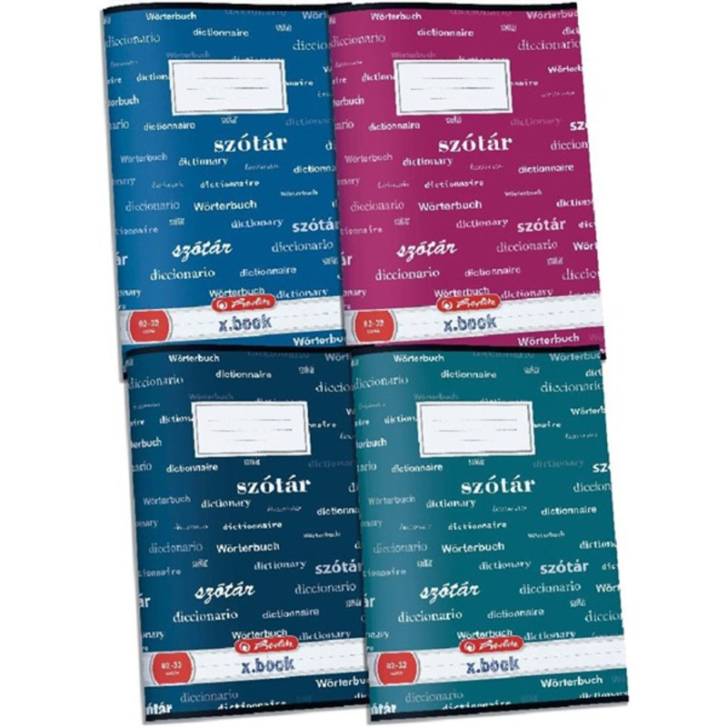 Herlitz Design A4 32lapos szótárfüzet Herlitz Design A4 32lapos szótárfüzet