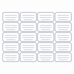 Herlitz 20db-os iskolai etikett