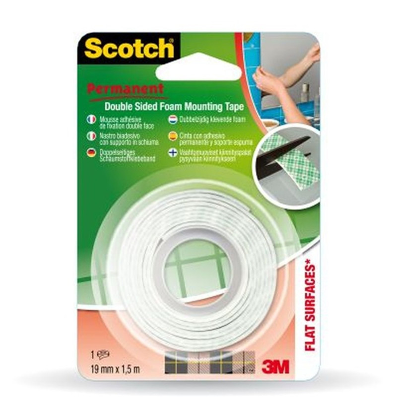 Scotch 331915B12 19mmx1,5m montázsszalag Scotch 331915B12 19mmx1,5m montázsszalag