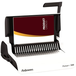 Spirálozógép, műanyag spirálkötéshez, manuális, 300lap, Fellowes® Pulsar+