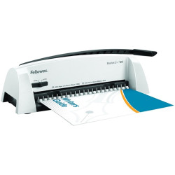 Spirálozógép, műanyag spirálkötéshez, manuális, 120lap, Fellowes® Starlet 2+