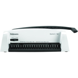 Spirálozógép, műanyag spirálkötéshez, manuális, 120lap, Fellowes® Starlet 2+
