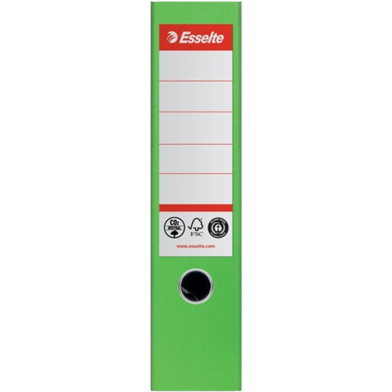 ESSELTE "No.1" iratrendező, 75 mm, A4, Co2-semleges, élvédő sínnel, zöld ESSELTE "No.1" iratrendező, 75 mm, A4, Co2-semleges, élvédő sínnel, zöld