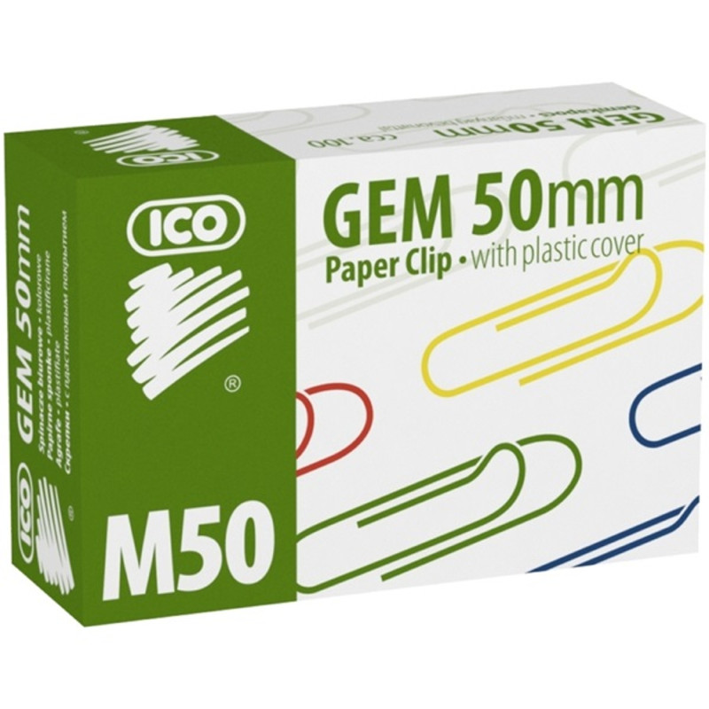 ICO M50-100 színes gemkapocs ICO M50-100 színes gemkapocs
