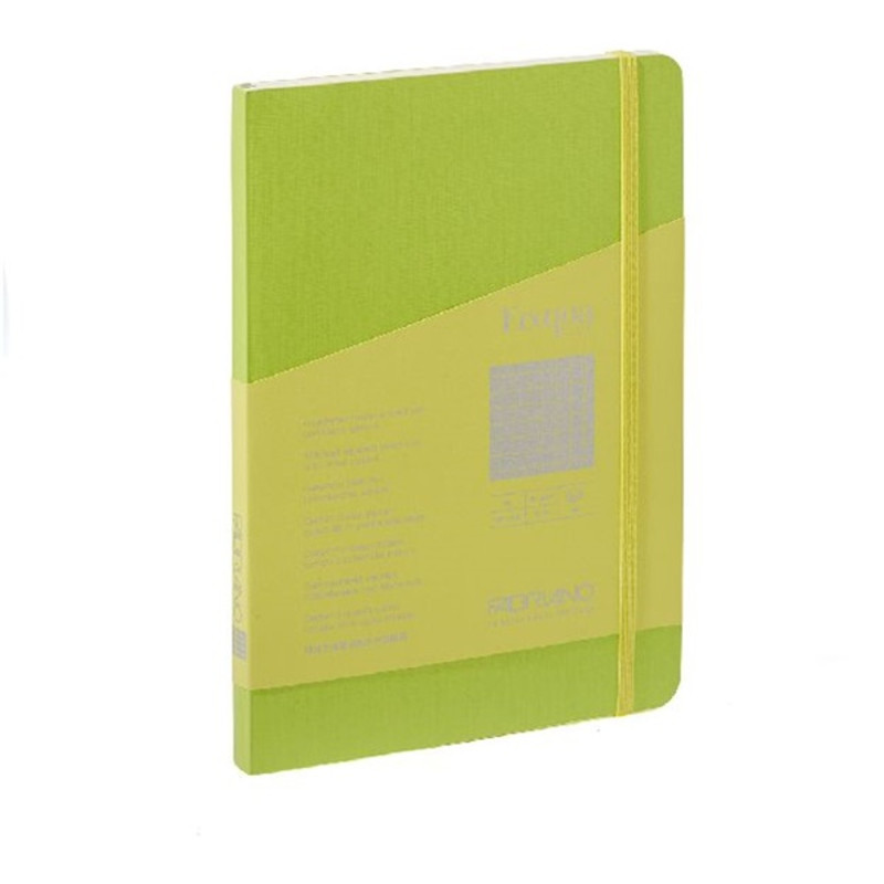 Fabriano Ecoqua Plus A5 80 lapos világoszöld kockás notesz Fabriano Ecoqua Plus A5 80 lapos világoszöld kockás notesz