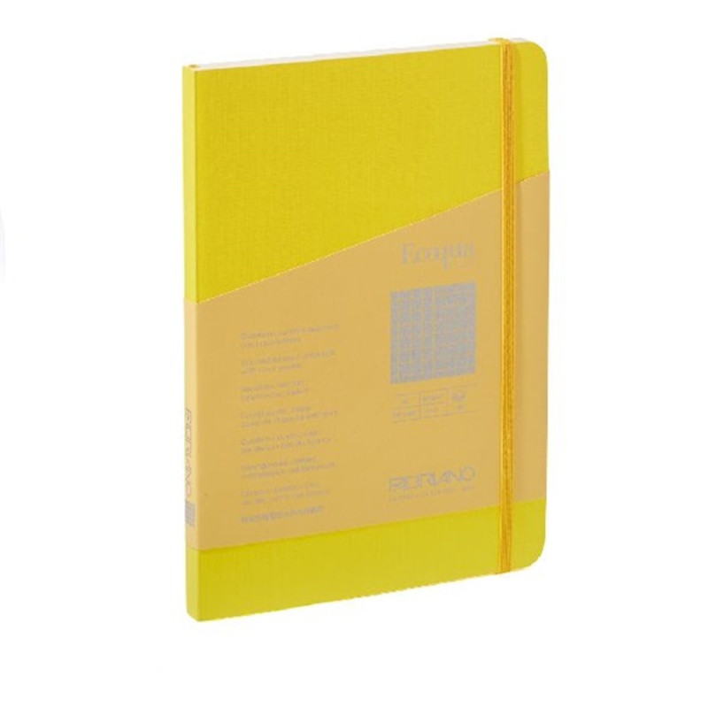 Fabriano Ecoqua Plus A5 80 lapos sárga kockás notesz Fabriano Ecoqua Plus A5 80 lapos sárga kockás notesz