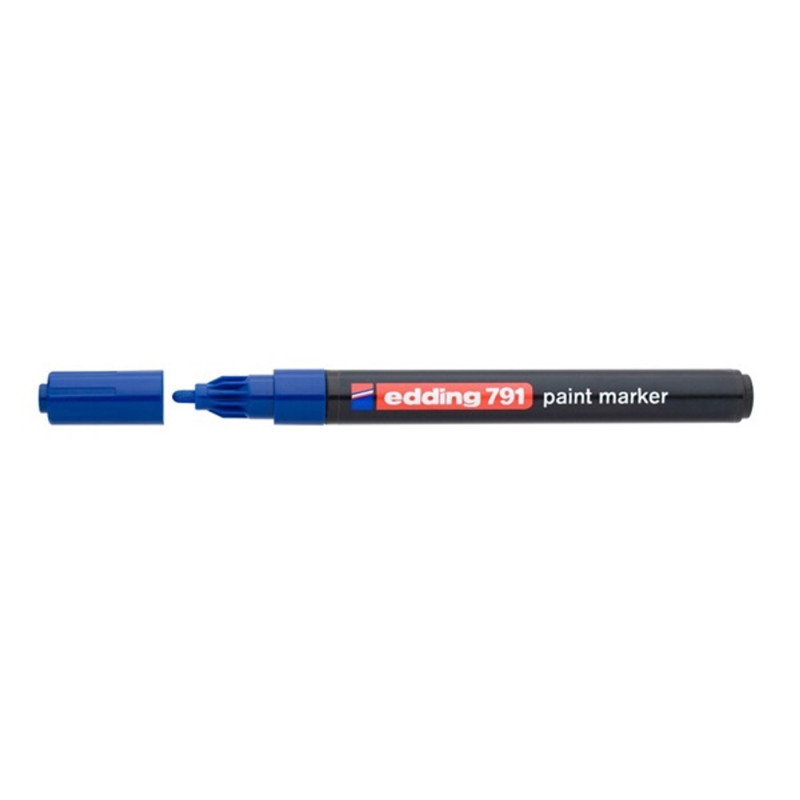 Edding 791 1-2mm kék lakkmarker Edding 791 1-2mm kék lakkmarker