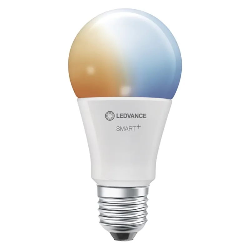 Ledvance Smart+ Bluetooth vezérlésű 9W állítható színhőmérsékletű E27, dimmelhető körte alakú LED fényforrás Ledvance Smart+ Bluetooth vezérlésű 9W állítható színhőmérsékletű E27, dimmelhető körte alakú LED fényforrás