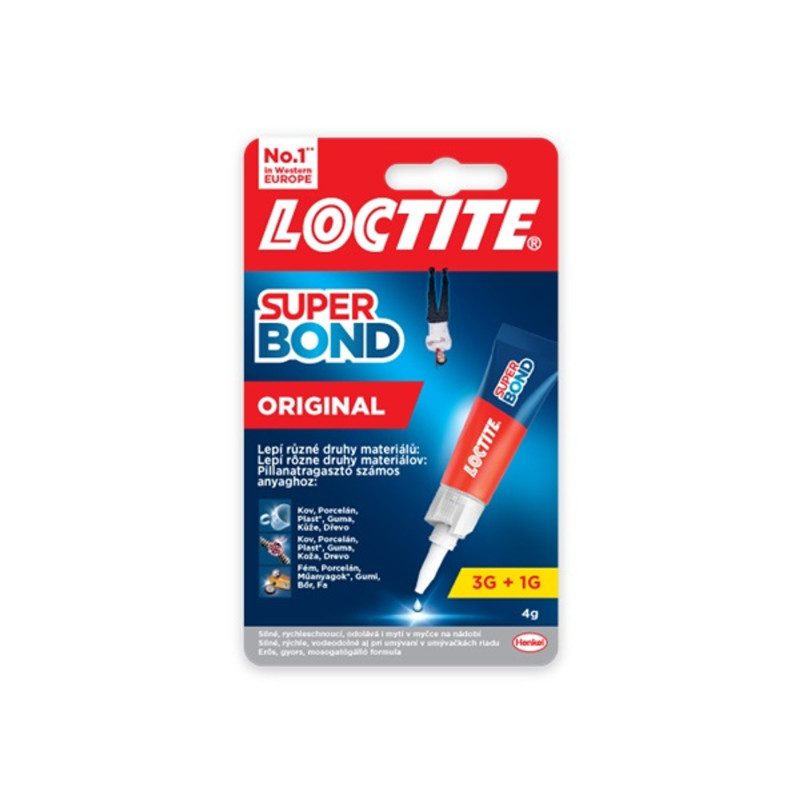 Henkel Loctite Super Bond Original 4g pillanatragasztó Henkel Loctite Super Bond Original 4g pillanatragasztó