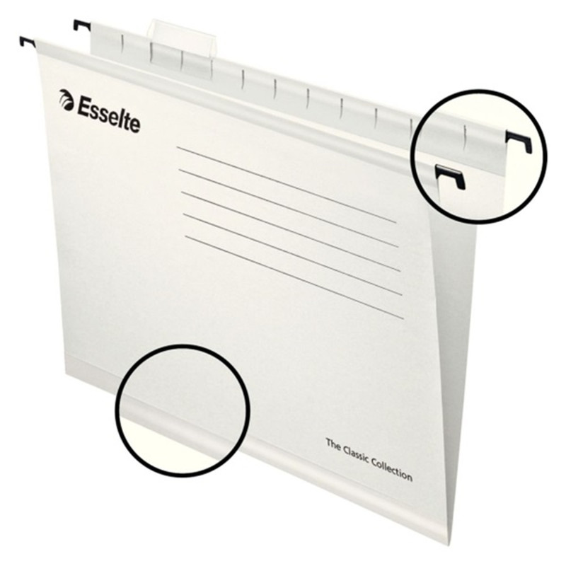 Esselte Pendaflex A4 standard 25db/cs fehér függőmappa Esselte Pendaflex A4 standard 25db/cs fehér függőmappa