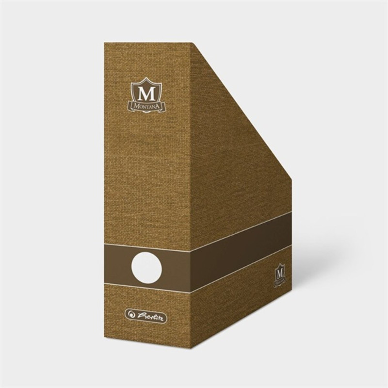 Herlitz Montana 11cm barna karton iratpapucs Herlitz Montana 11cm barna karton iratpapucs