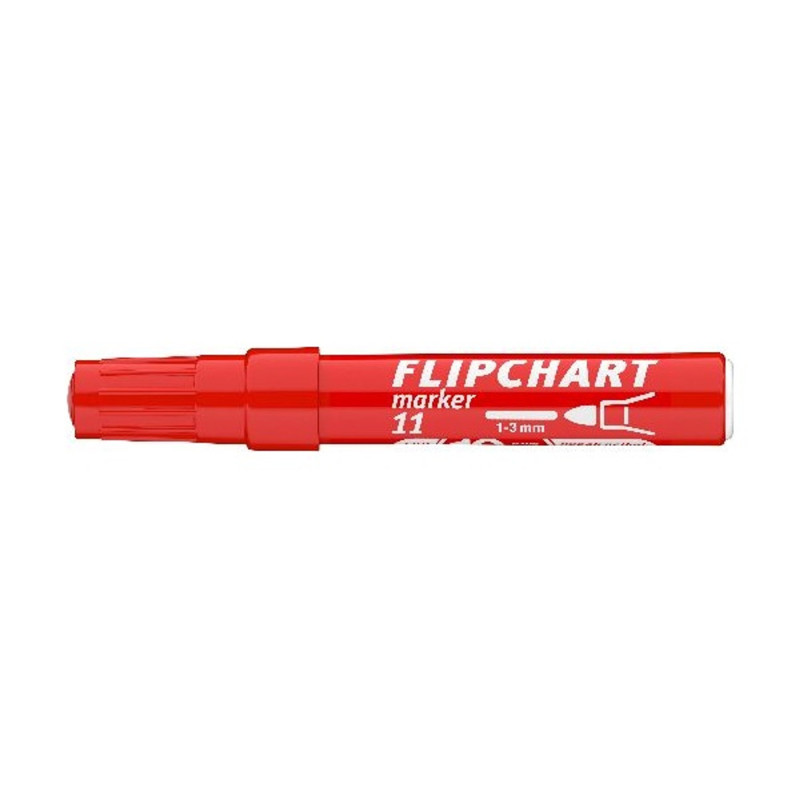 ICO Flipchart 11 piros marker ICO Flipchart 11 piros marker