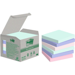 Post-it 76x76mm újrahasznosított 100lapos 6db vegyes jegyzettömb