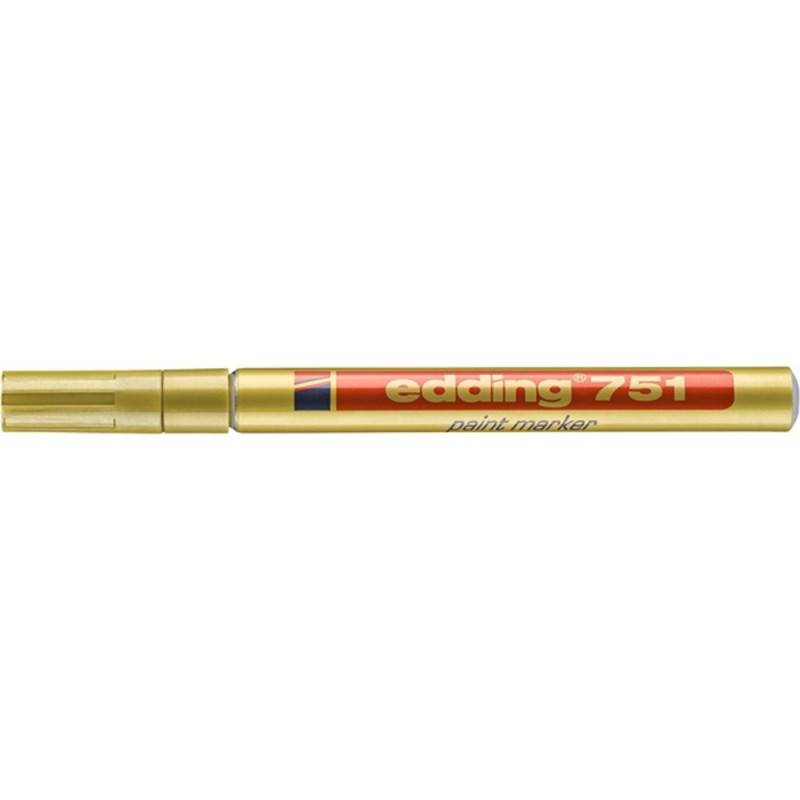 Lakkmarker, 1-2 mm, EDDING "751", arany Lakkmarker, 1-2 mm, EDDING "751", arany