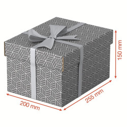 Esselte Home tárolódoboz S-es méret 3db szürke (628281)