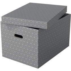 Esselte Home tárolódoboz L-es méret 3db szürke (628287)