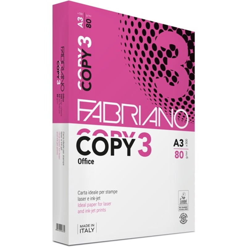 Fabriano Copy 3 Office A3 80g másolópapír Fabriano Copy 3 Office A3 80g másolópapír
